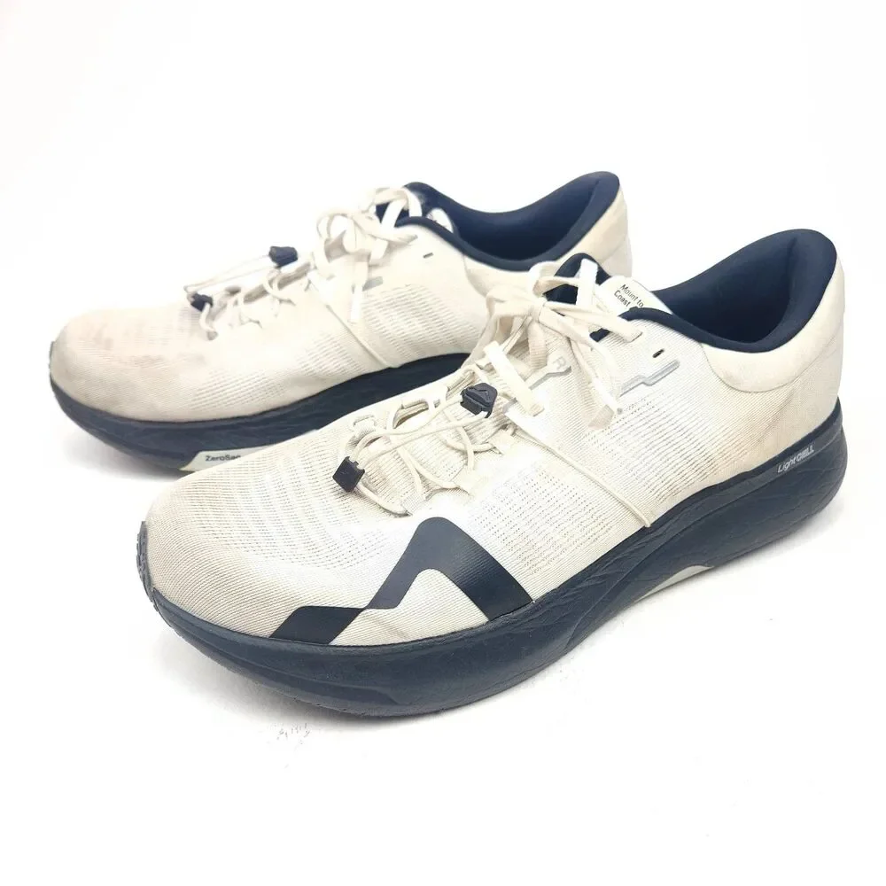 Mount to Coast R1 Men's 14 White Running Shoes Lace-Up Low Top Athletic Sneakers